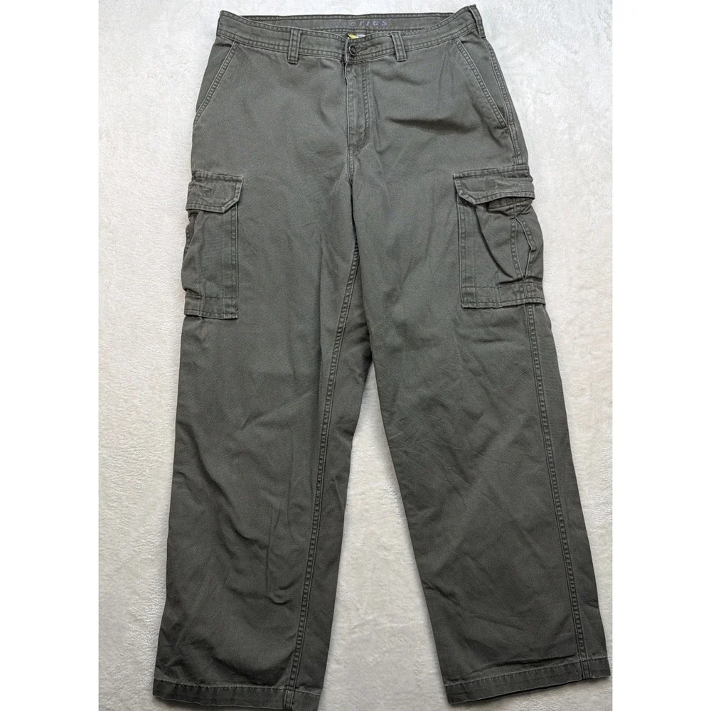 The North Face Cargo Pants Mens 34‎ Green Hiking Tactical Utility A5